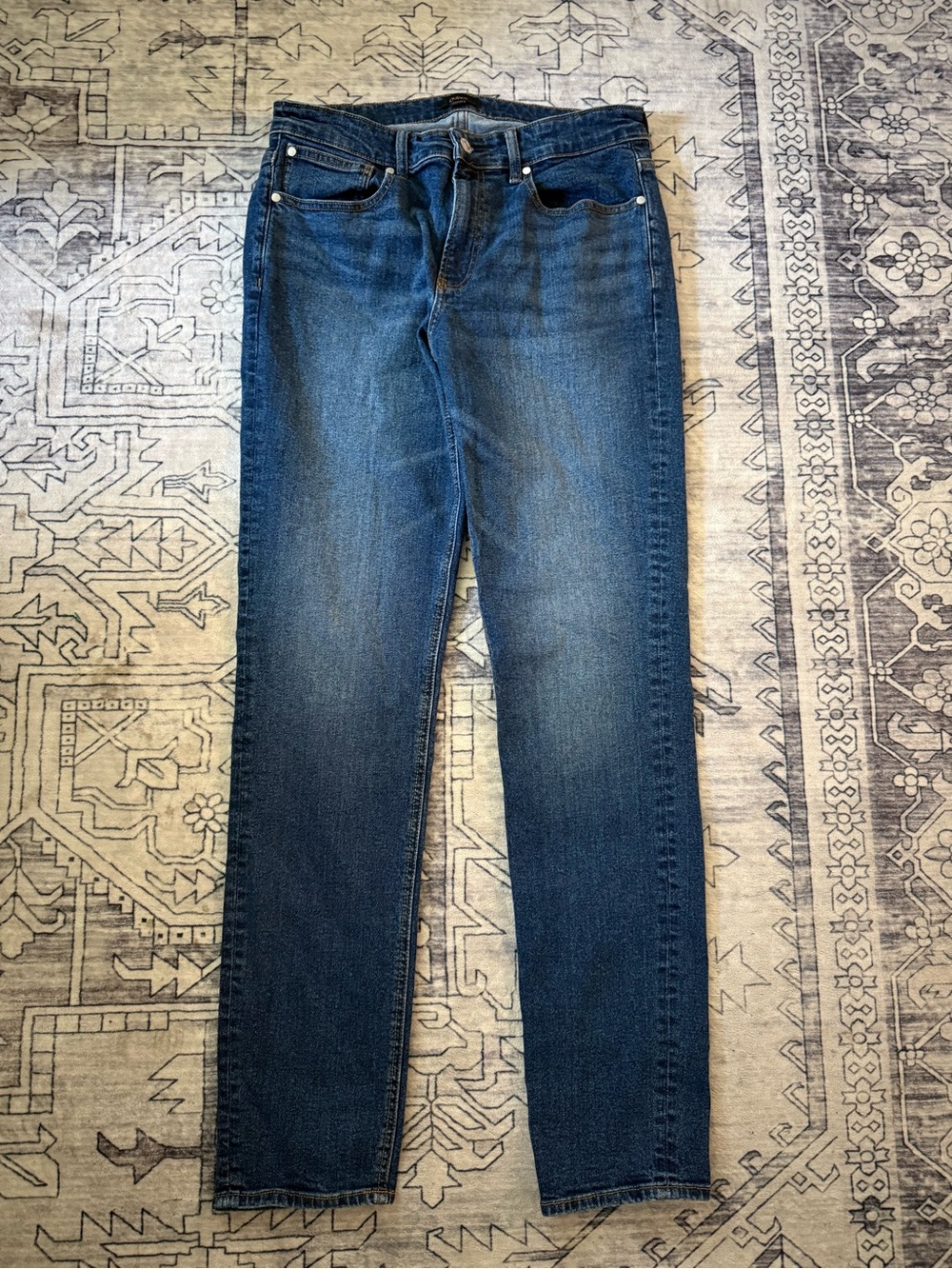 Quince men’s jeans slim straight 32x34 medium dark wash